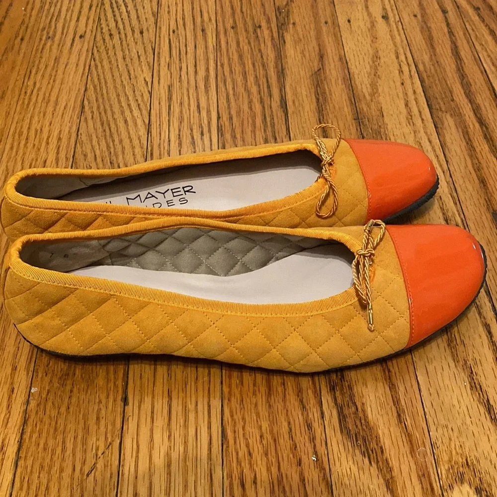 Paul Mayer attitudes WOMEN’S BEST QUILTED LEATHER BALLET FLAT size 7 - Picture 3 of 3